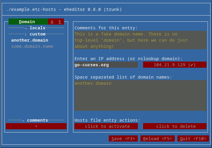 eheditor editing-another-domain-selected