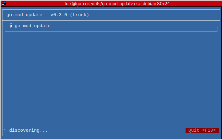 go-mod-update discovery